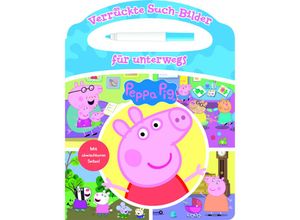 9781503773349 - Peppa Pig - Verrückte Such-Bilder für unterwegs - Wimmelbuch - Pappbilderbuch mit Stift und abwischbaren Seiten ab 3 Jahren - Peppa Wutz Gebunden