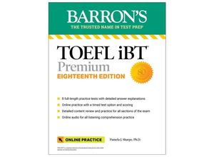 9781506290539 - TOEFL iBT Premium with 8 Online Practice Tests + Online Audio Eighteenth Edition - Pamela J Sharpe Kartoniert (TB)