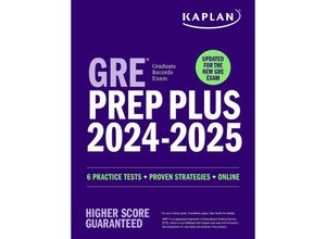 9781506292380 - GRE Prep Plus 2024-2025 - Updated for the New GRE 6 Practice Tests + Live Classes + Online Question Bank and Video Explanations Kartoniert (TB)