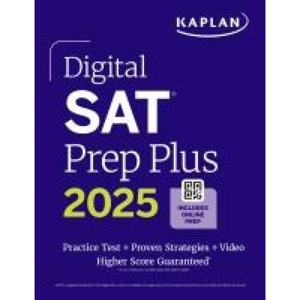 9781506292991 - Digital SAT Prep Plus 2025 Prep Book 1 Full Length Practice Test 700+ Practice Questions