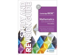 9781510421714 - Cambridge IGCSE Mathematics Core and Extended Study and Revision Guide - John Jeskins Jean Matthews Mike Handbury Eddie Wilde Kartoniert (TB)