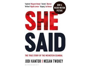 9781526603265 - She Said - Jodi Kantor Megan Twohey Kartoniert (TB)