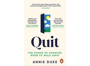 9781529146165 - Quit - Annie Duke Kartoniert (TB)