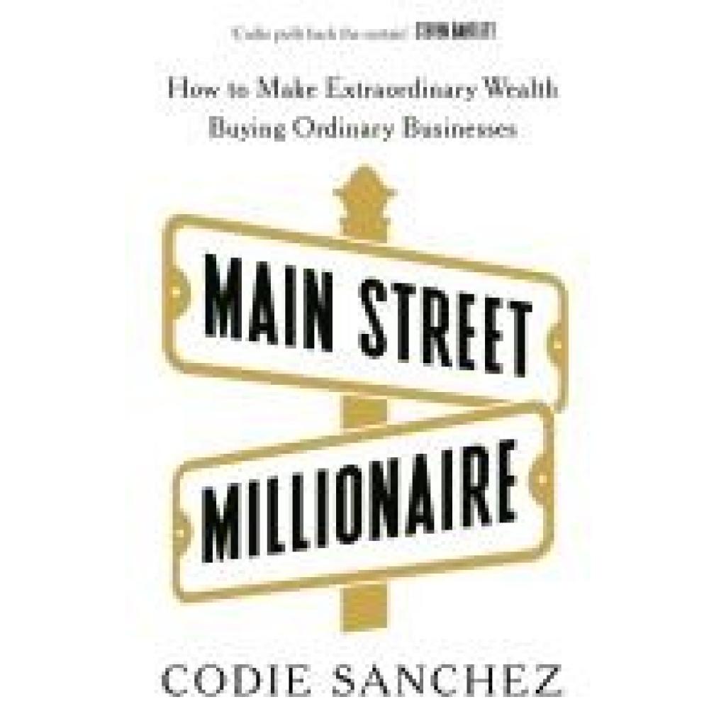 9781529146721 - Sanchez Codie Main Street Millionaire