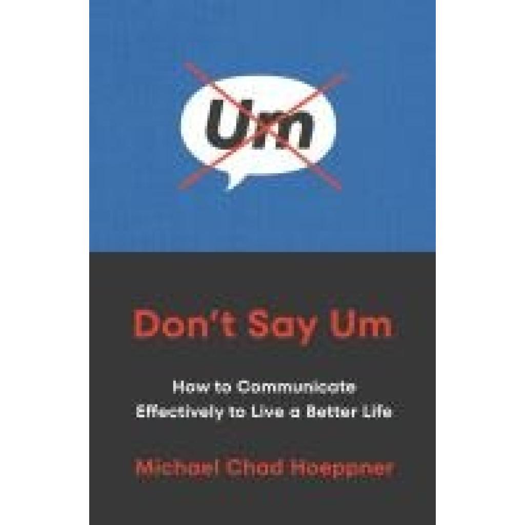 9781529146974 - Hoeppner Michael Chad Don	 Say Um