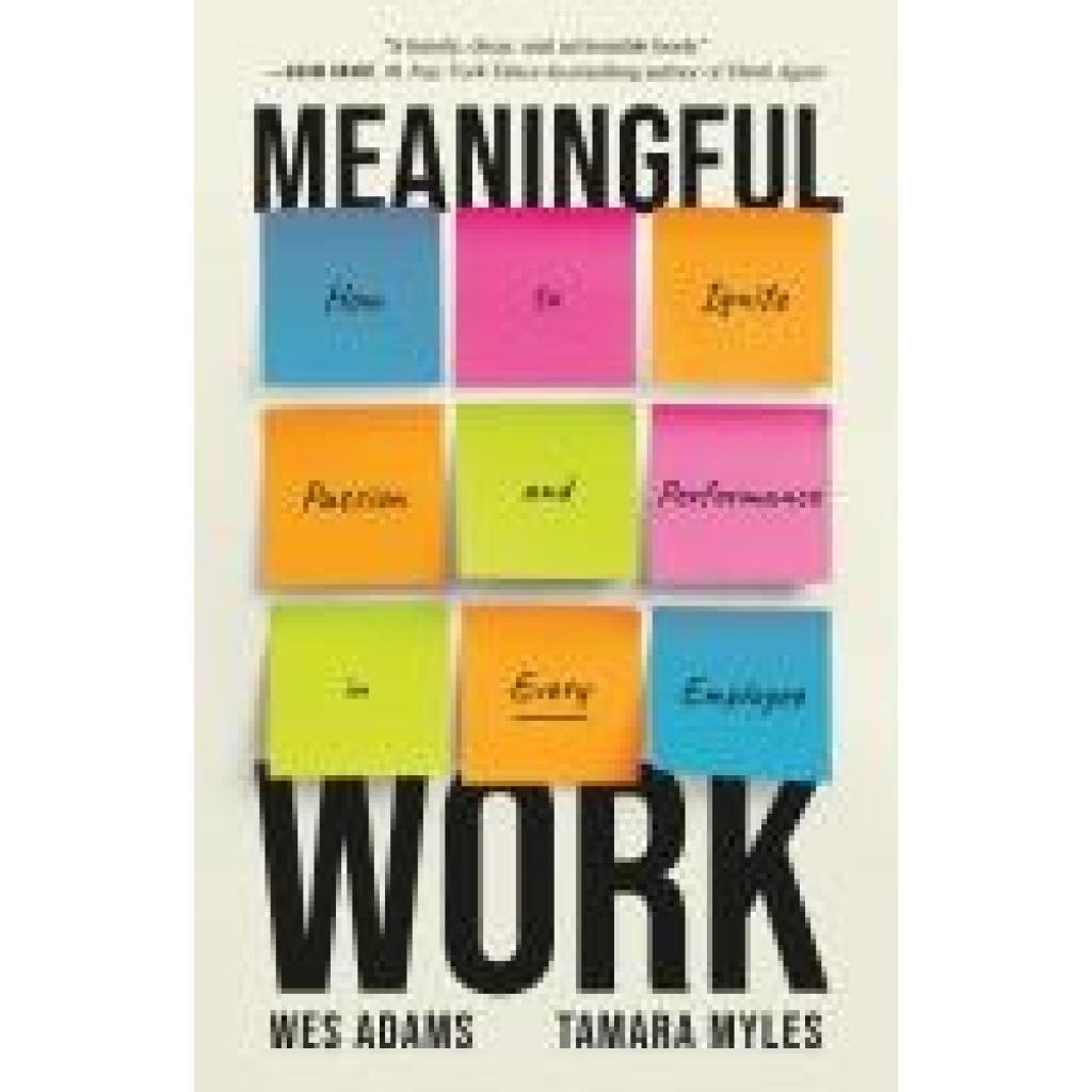 9781541704534 - Adams Wes Meaningful Work