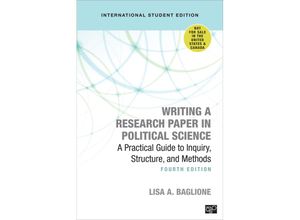 9781544371726 - Writing a Research Paper in Political Science - Lisa A Baglione Taschenbuch