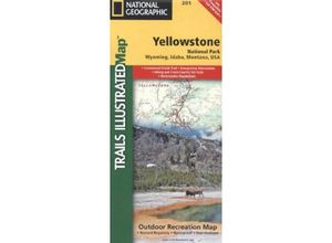 9781566952958 - National Geographic Trails Illustrated Map Yellowstone National Park - National Geographic Maps Karte (im Sinne von Landkarte)