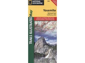 9781566952996 - National Geographic Trails Illustrated Map Yosemite National Park California USA Karte (im Sinne von Landkarte)