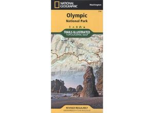 9781566954020 - National Geographic Trails Illustrated Map Olympic National Park Karte (im Sinne von Landkarte)