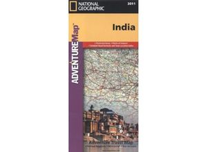 9781566955966 - National Geographic Adventure Travel Map India Karte (im Sinne von Landkarte)