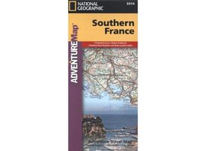 9781566956055 - National Geographic Adventure Travel Map Southern France Karte (im Sinne von Landkarte)