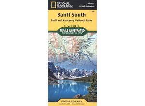 9781566956581 - National Geographic Trails Illustrated Topographic Map Banff South Karte (im Sinne von Landkarte)