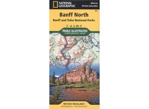 9781566956598 - National Geographic Trails Illustrated Topographic Map Banff North Karte (im Sinne von Landkarte)