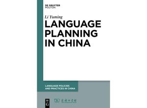 9781614515586 - Language Planning in China - Li Yuming Gebunden