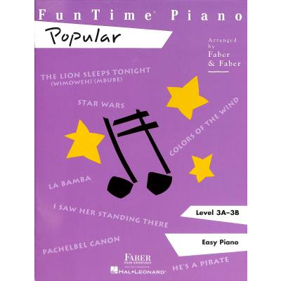 9781616770075 - Popular - funtime piano level 3a - 3b