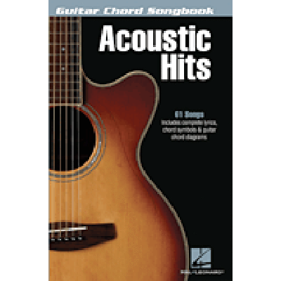 9781617740251 - Guitar chord songbook - Acoustic Hits