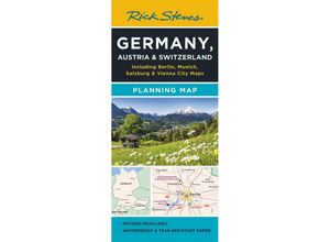 9781641715966 - Rick Steves Germany Austria & Switzerland Planning Map - Rick Steves Karte (im Sinne von Landkarte)