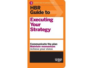 9781647825157 - HBR Guide   HBR Guide to Executing Your Strategy - Harvard Business Review Kartoniert (TB)