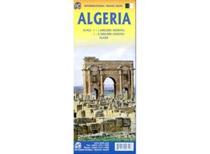 9781771290319 - International Travel Map ITM   Algeria Karte (im Sinne von Landkarte)