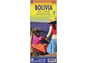 9781771290890 - International Travel Map ITM Bolivia Karte (im Sinne von Landkarte)