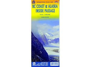 9781771291095 - BC Coast & Alaska Passage Karte (im Sinne von Landkarte)