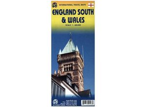 9781771292566 - International Travel Map ITM Topographische Karte Wales & South of England Karte (im Sinne von Landkarte)