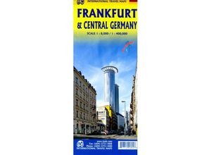 9781771292894 - InternTravel Maps   Frankfurt Central Germany Karte (im Sinne von Landkarte)