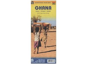 9781771293068 - International Travel Map ITM Teilkarte Ghana Karte (im Sinne von Landkarte)