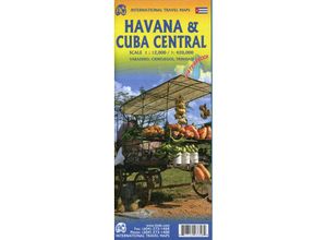 9781771293358 - International Travel Map ITM Havana   Cuba Central Karte (im Sinne von Landkarte)