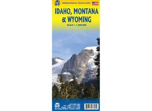 9781771293600 - International Travel Map ITM Idaho Montana & Wyoming Karte (im Sinne von Landkarte)