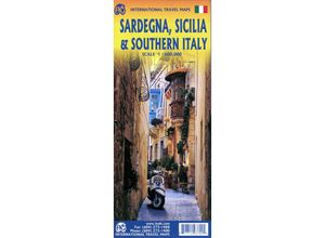 9781771293709 - ITM Touristische Karte   Southern Italy Sardinia Karte (im Sinne von Landkarte)