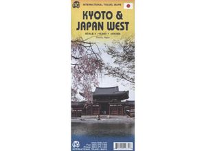 9781771294096 - International Travel Map ITM Kyoto & Japan West International Travel Map ITM Japan West & Kyoto Karte (im Sinne von Landkarte)