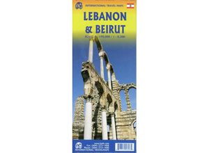 9781771294393 - ITM Map Lebanon - Beirut Karte (im Sinne von Landkarte)