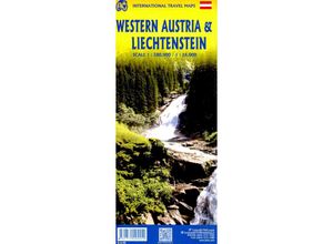 9781771294454 - InternTravel Maps   Liechtenstein Western Austria Karte (im Sinne von Landkarte)