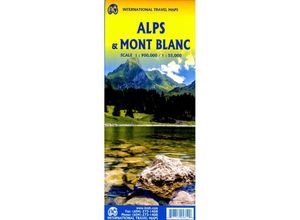 9781771294812 - InternTravel Maps   Mont Blancs   Alpes Karte (im Sinne von Landkarte)