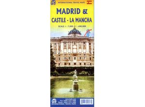 9781771294843 - International Travel Map ITM   Madrid & Castile La Mancha Karte (im Sinne von Landkarte)