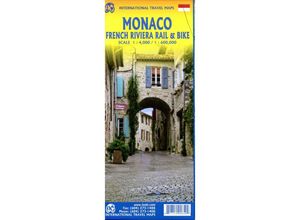 9781771294850 - ITM Touristische Karte   Monaco & French Riviera Karte (im Sinne von Landkarte)