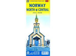 9781771295789 - Norway North  Central Karte (im Sinne von Landkarte)