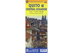 9781771296410 - City Map Quito  Map Central Ecuadior Karte (im Sinne von Landkarte)