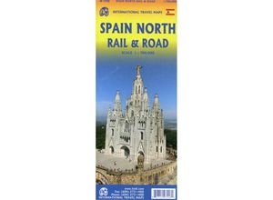 9781771297226 - International Travel Map ITM   Spain North Rail and Road Karte (im Sinne von Landkarte)