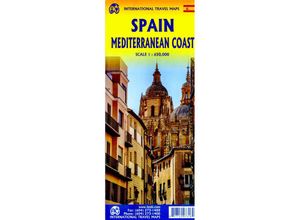 9781771297318 - InternTravel Maps   Spain Mediterian Coast Karte (im Sinne von Landkarte)