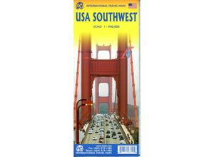 9781771298551 - International Travel Map ITM   USA Southwest Karte (im Sinne von Landkarte)