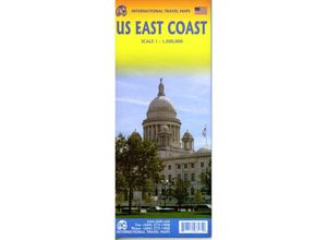 9781771298575 - USA East Coast Karte (im Sinne von Landkarte)