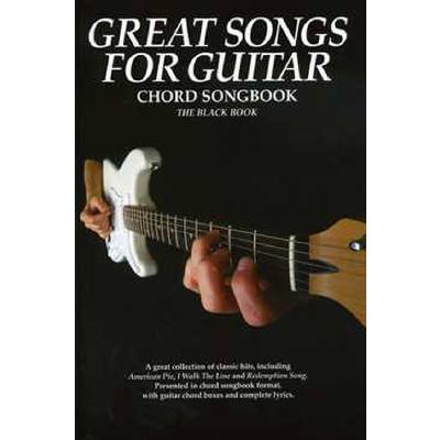 9781780383750 - Great songs for guitar | Chord Songbook | The black book