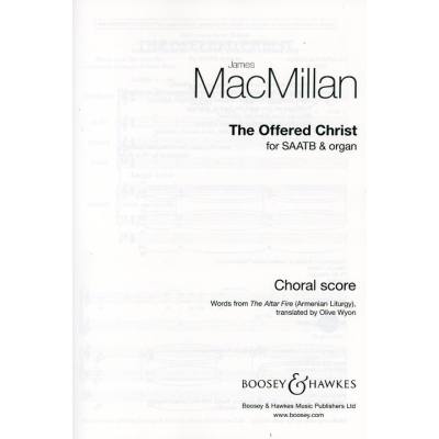 9781784540241 - The offered christ