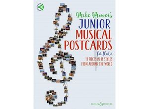 9781784546908 - Junior Musical Postcards for Flute - Mike Mower Geheftet