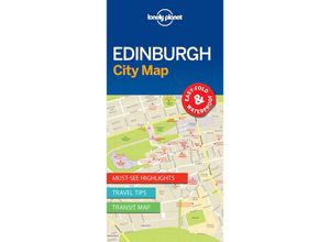 9781786575098 - Lonely Planet Edinburgh City Map - Lonely Planet Karte (im Sinne von Landkarte)