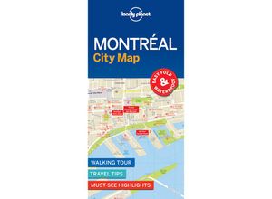 9781786576613 - Montreal City Map - Lonely Planet Karte (im Sinne von Landkarte)