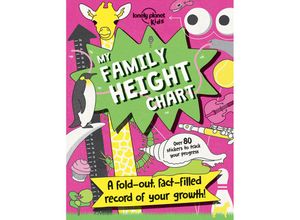 9781786576880 - Lonely Planet Kids My Family Height Chart - Lonely Planet Kids Gebunden